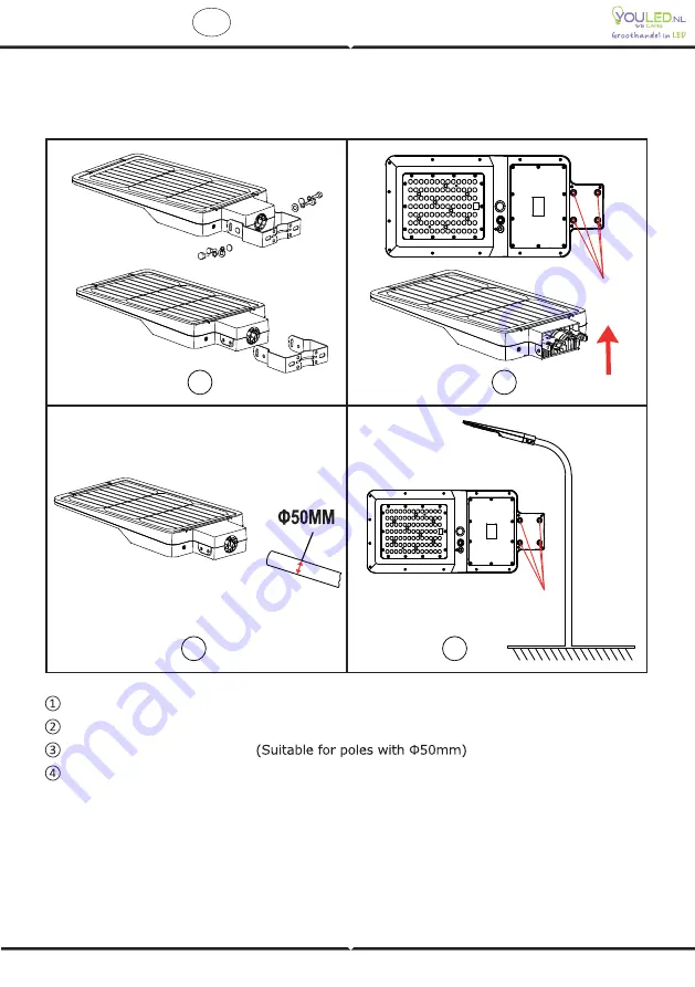 V-TAC VT-ST42 Installation Instruction Download Page 5