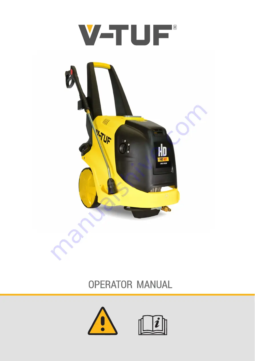 V-TUF HD140HOT Operator'S Manual Download Page 1