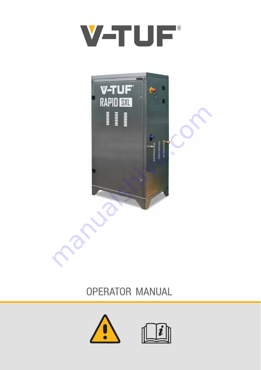 V-TUF RAPIDSXL110 Operator'S Manual Download Page 1