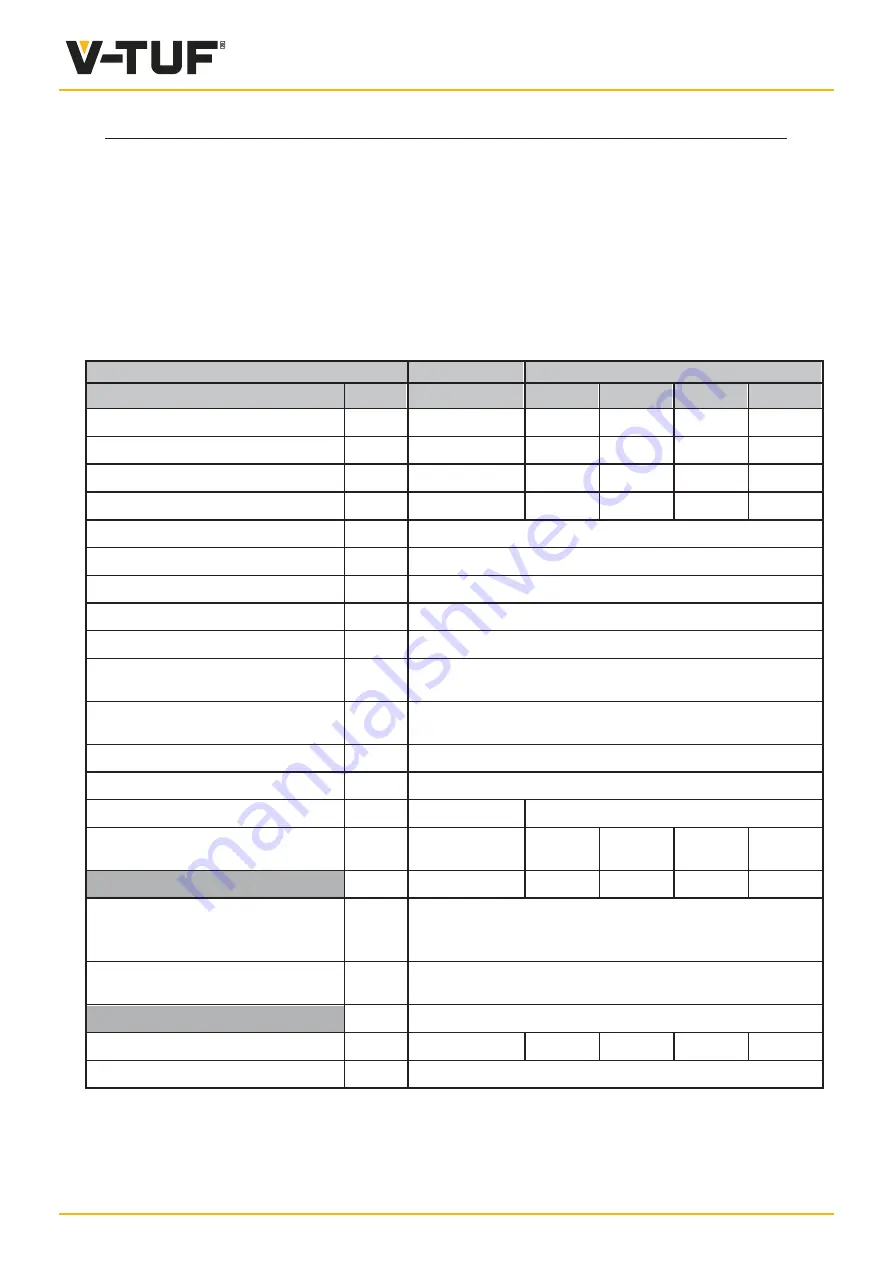 V-TUF RAPIDSXL110 Operator'S Manual Download Page 23