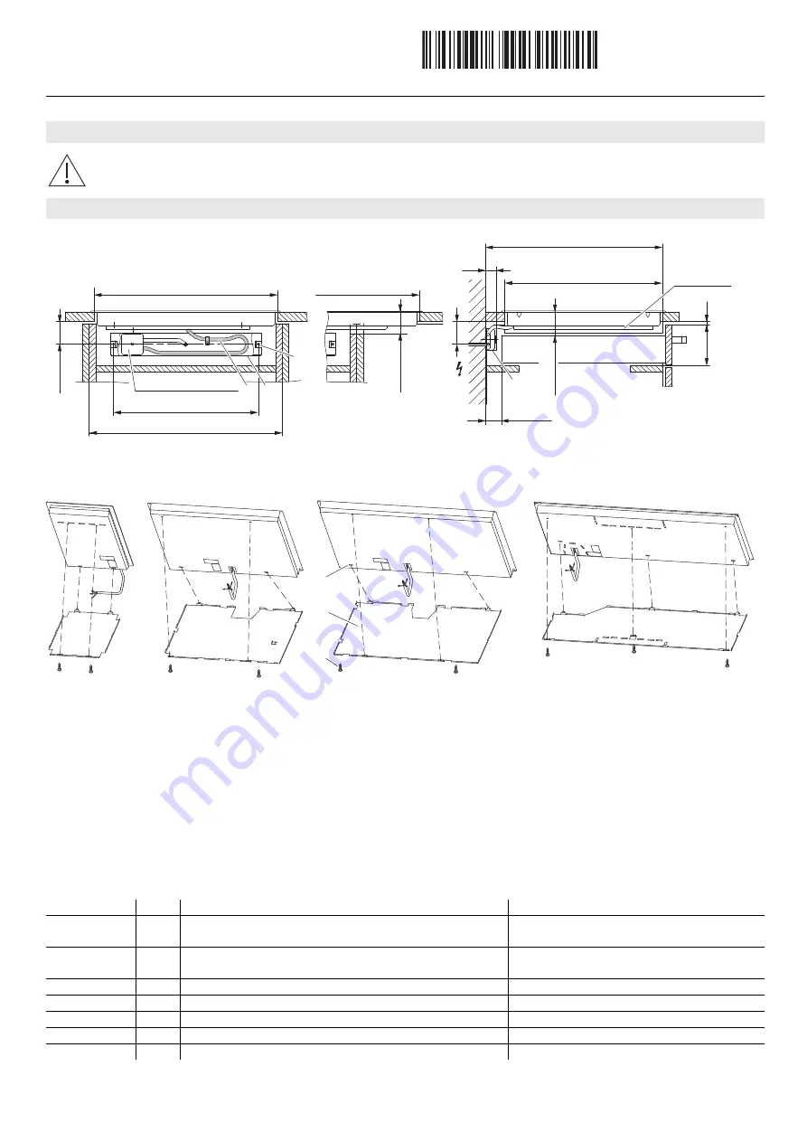 V-ZUG H6.2622 Installation Instructions Manual Download Page 2