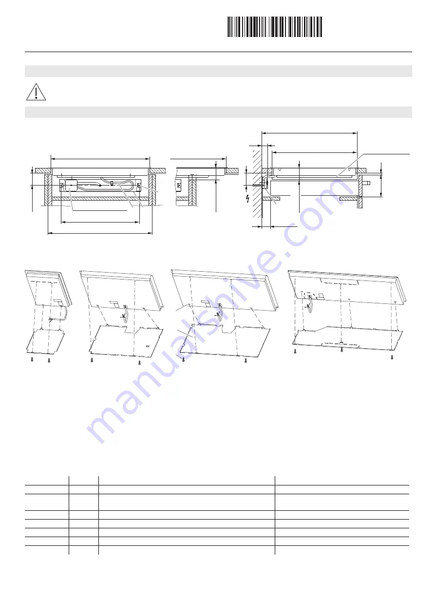 V-ZUG H6.2622 Installation Instructions Manual Download Page 4