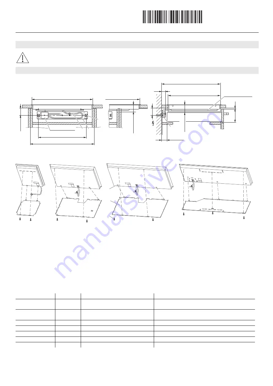 V-ZUG H6.2622 Installation Instructions Manual Download Page 11