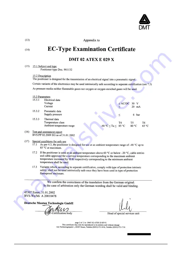 VAC D400 Operating Instructions Manual Download Page 51