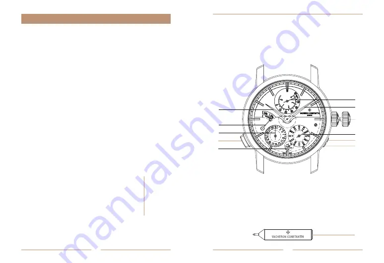 VACHERON CONSTANTIN TRADITIONNELLE TWIN BEAT PERPETUAL CALENDAR... Скачать руководство пользователя страница 42