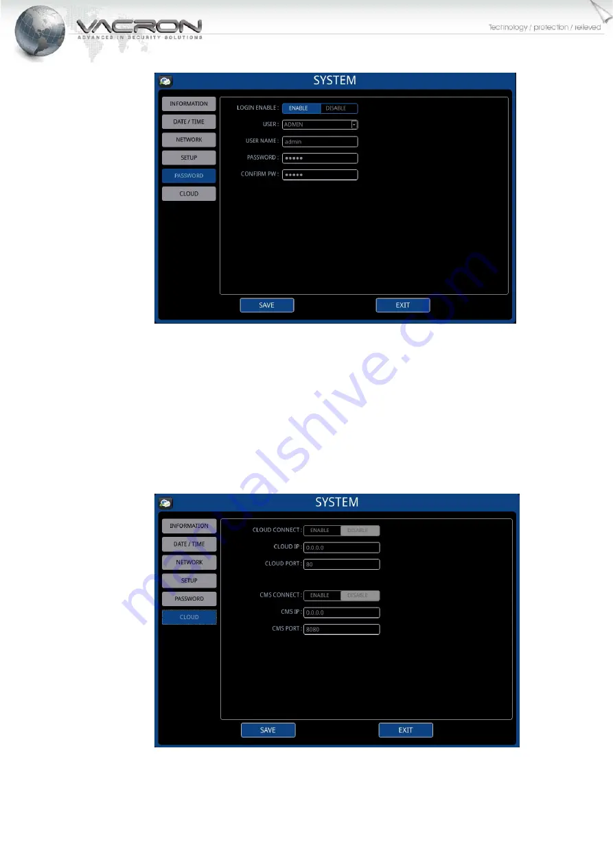 Vacron VDH-CK Series User Manual Download Page 25