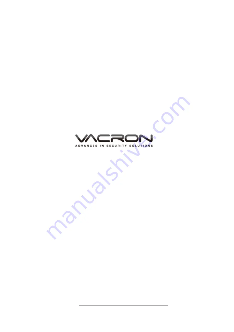 Vacron VDH-NK160 Hardware Manual Download Page 18