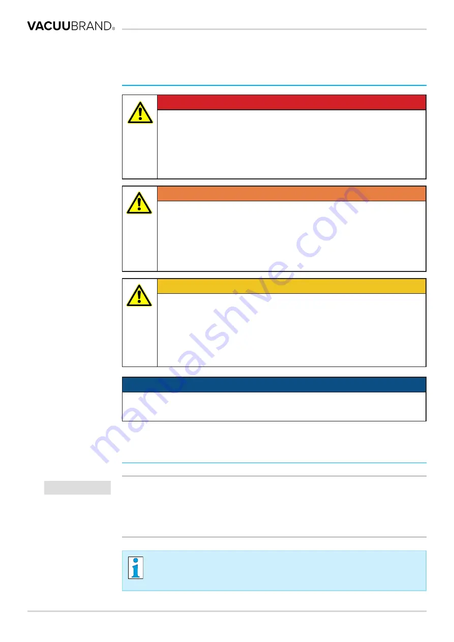 vacuubrand MD 12C NT VARIO o.C. Instructions For Use Manual Download Page 7