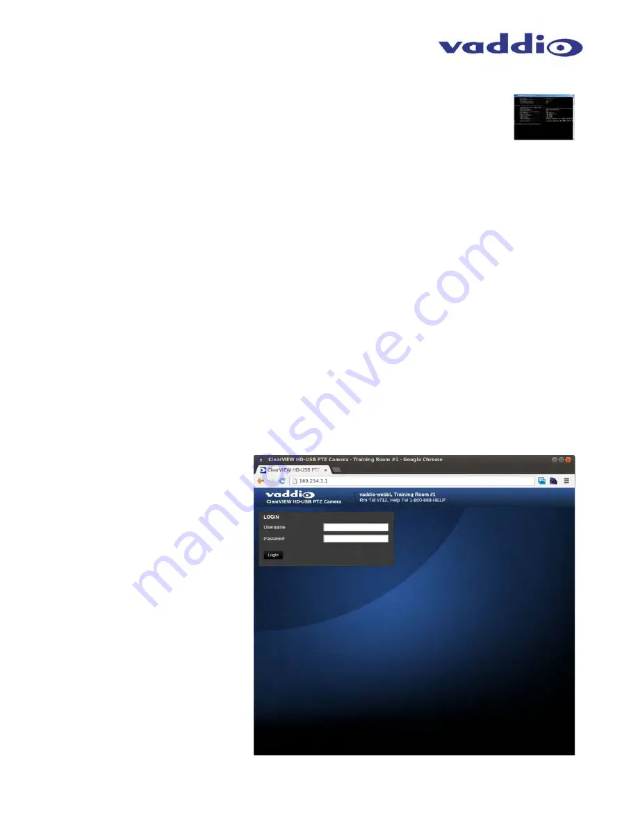 VADDIO ClearVIEW 999-6990-000 Installation And User Manual Download Page 10