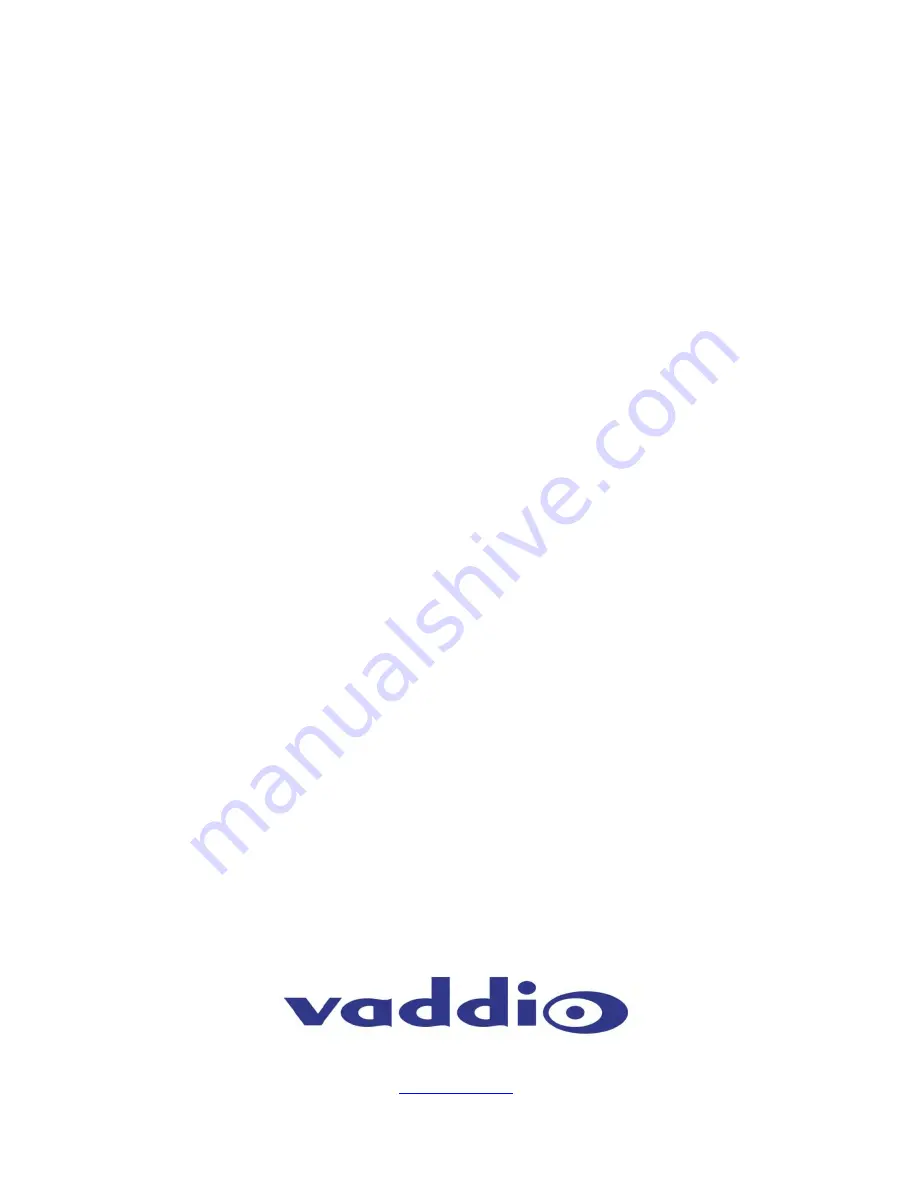 VADDIO ClearVIEW 999-6990-000 Скачать руководство пользователя страница 32