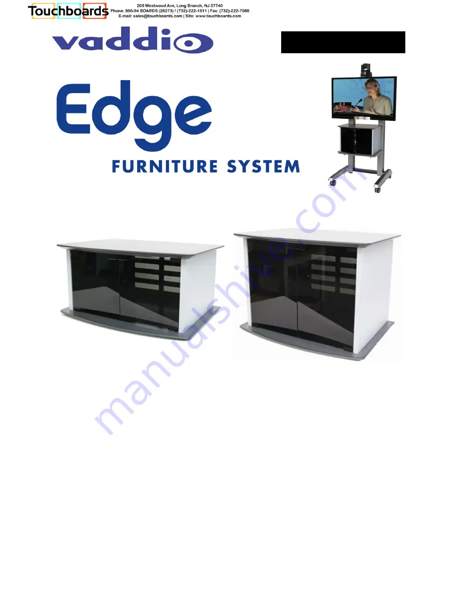 VADDIO Edge EE-Shelf Installation And User Manual Download Page 1