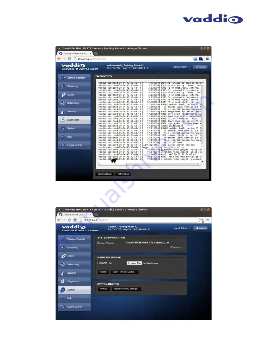 VADDIO WallVIEW HD-USB SR System Installation And User Manual Download Page 23