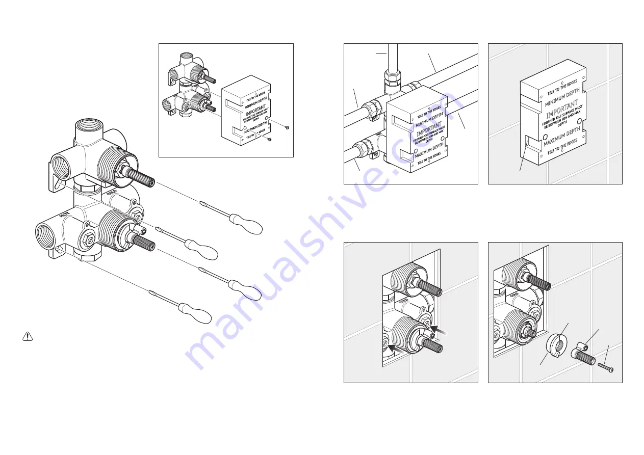 VADO ELEMENTS ELE-148D/3/SQ-CP Installation Manual Download Page 6