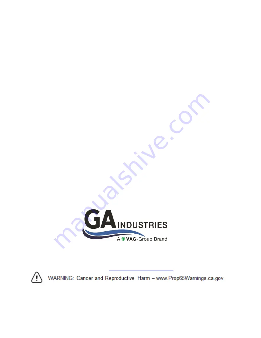 Vag Figures 250-D Installation, Operation And Maintenance Manual Download Page 1