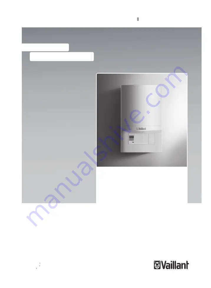 Vaillant ecoFIT pure 612 Скачать руководство пользователя страница 1