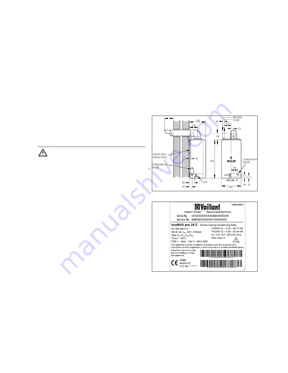 Vaillant ecoMAX pro SERIES Скачать руководство пользователя страница 8