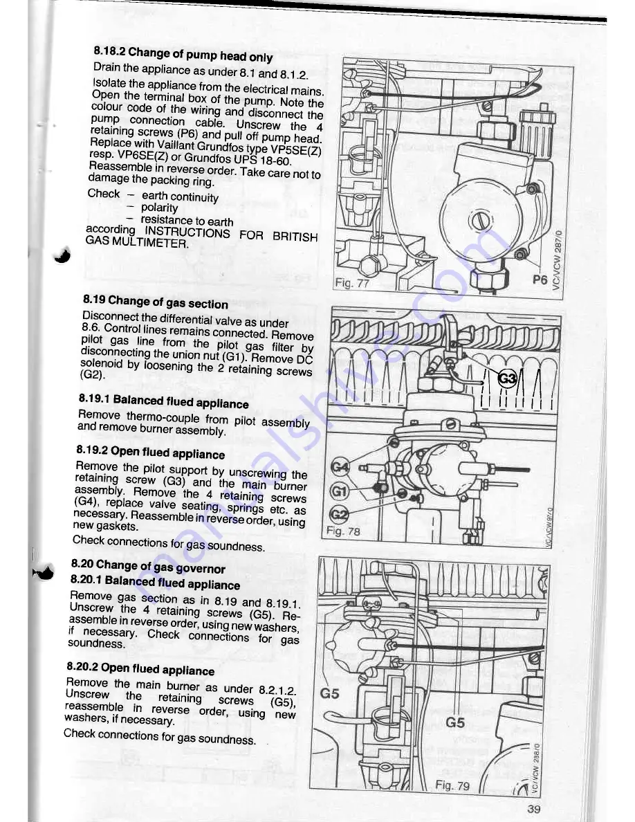 Vaillant VCW 2O Скачать руководство пользователя страница 39