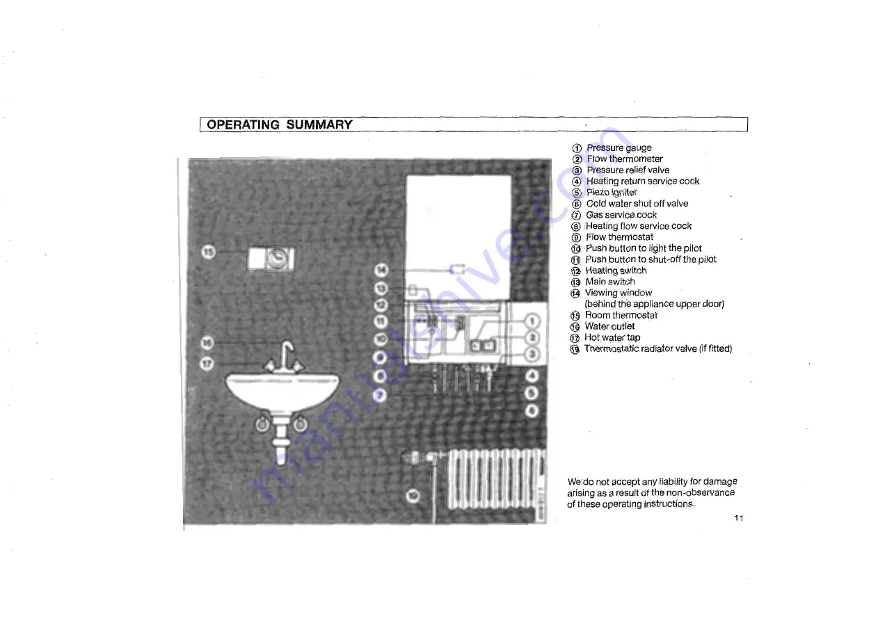 Vaillant VCW GB 221 H Instructions For Use Manual Download Page 11