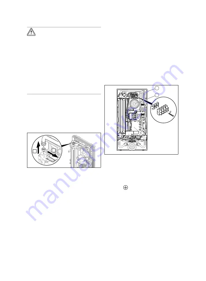 Vaillant VED E 8 INT Series Operating Instructions Manual Download Page 63