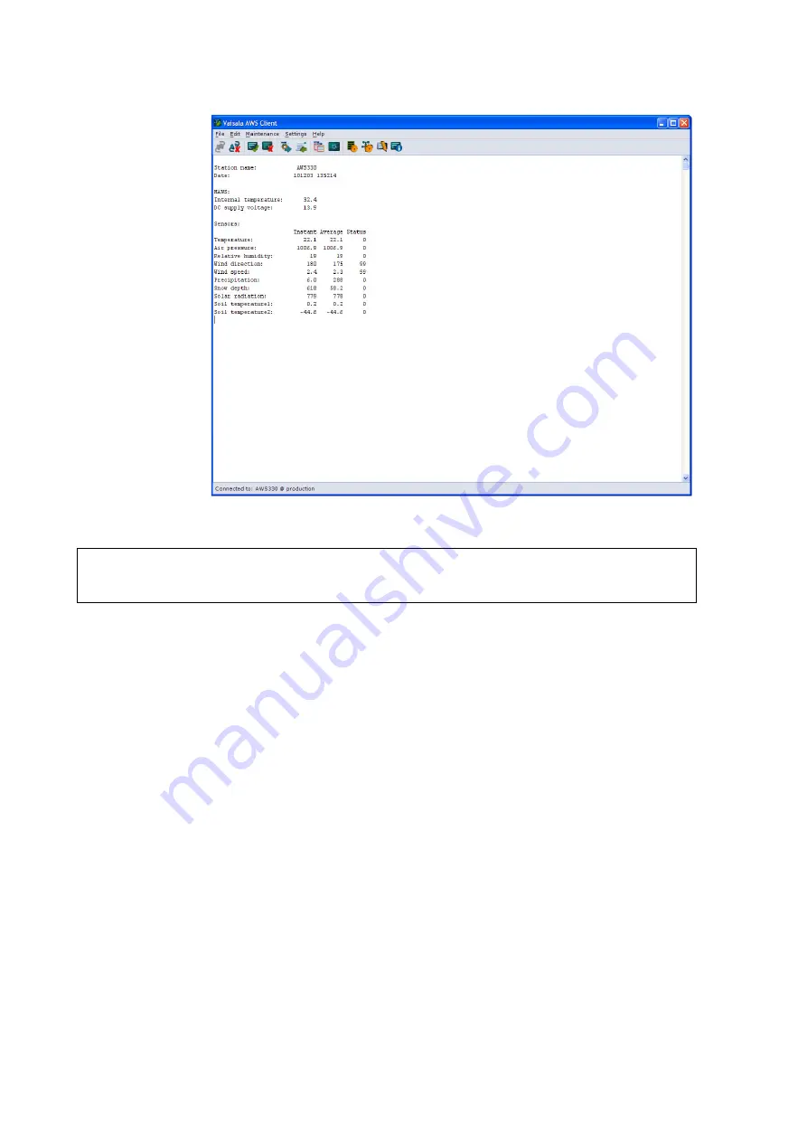 Vaisala AWS330 User Manual Download Page 112