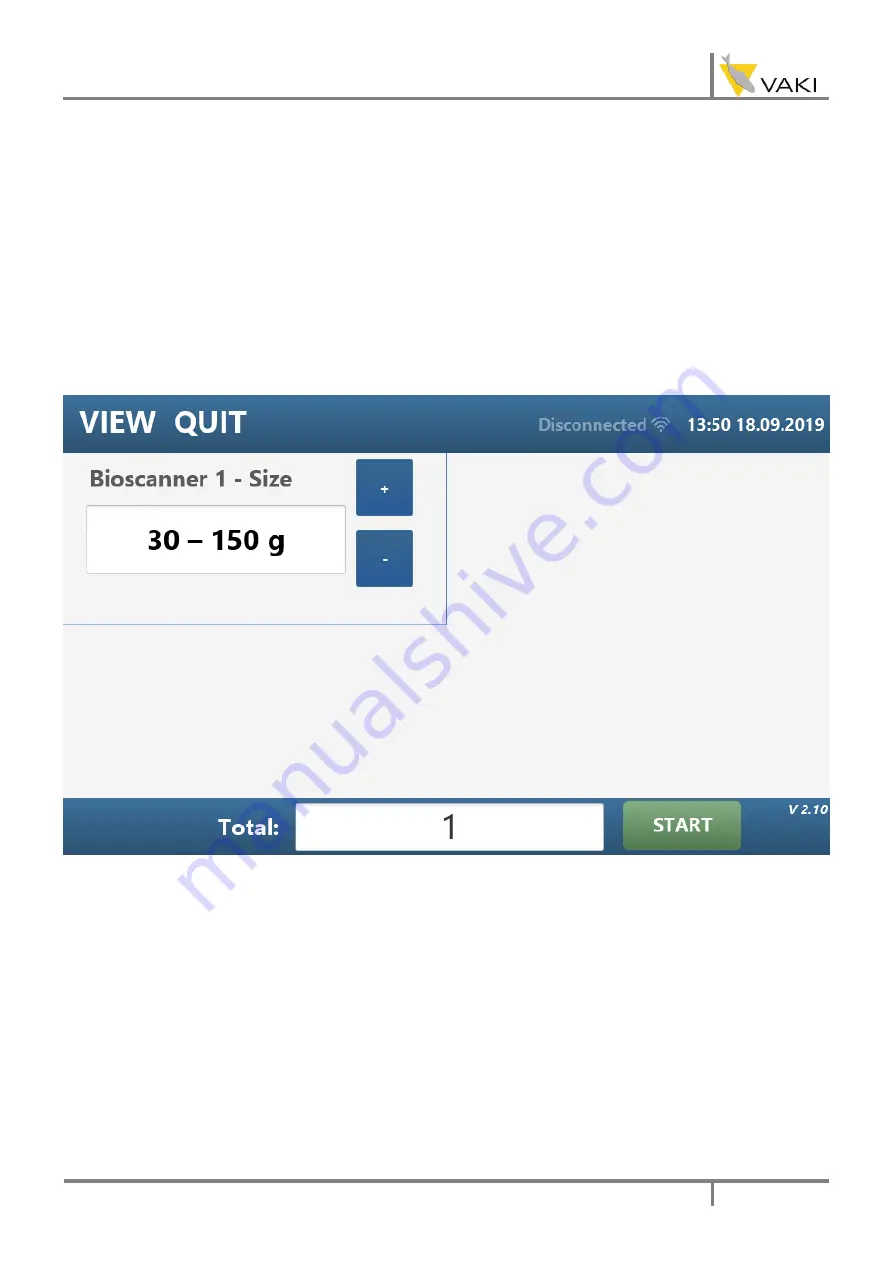 VAKI Bioscanner Скачать руководство пользователя страница 17