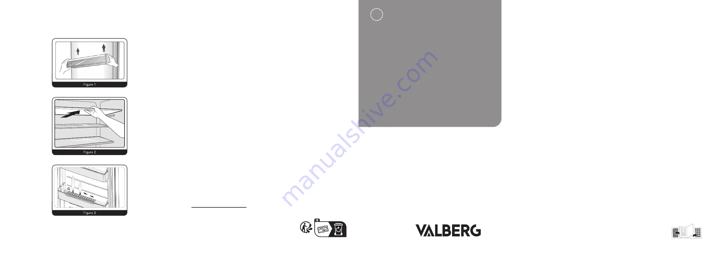 VALBERG 1D NF 328 E S180C Instructions For Use Manual Download Page 1