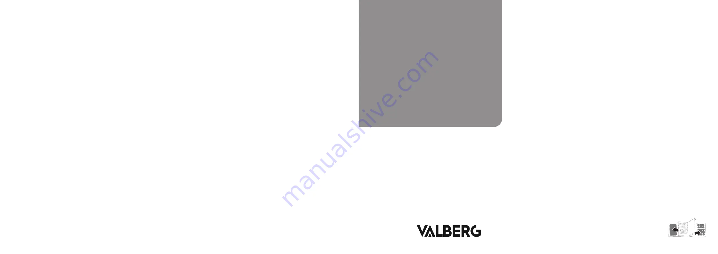 VALBERG 972691 Instructions For Use Manual Download Page 1