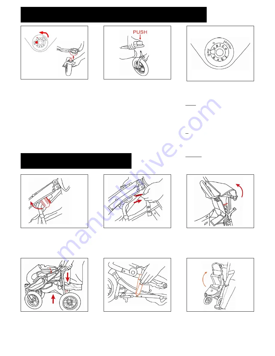 Valco baby RunAbout Tri-mode series Product Reference Manual Download Page 3