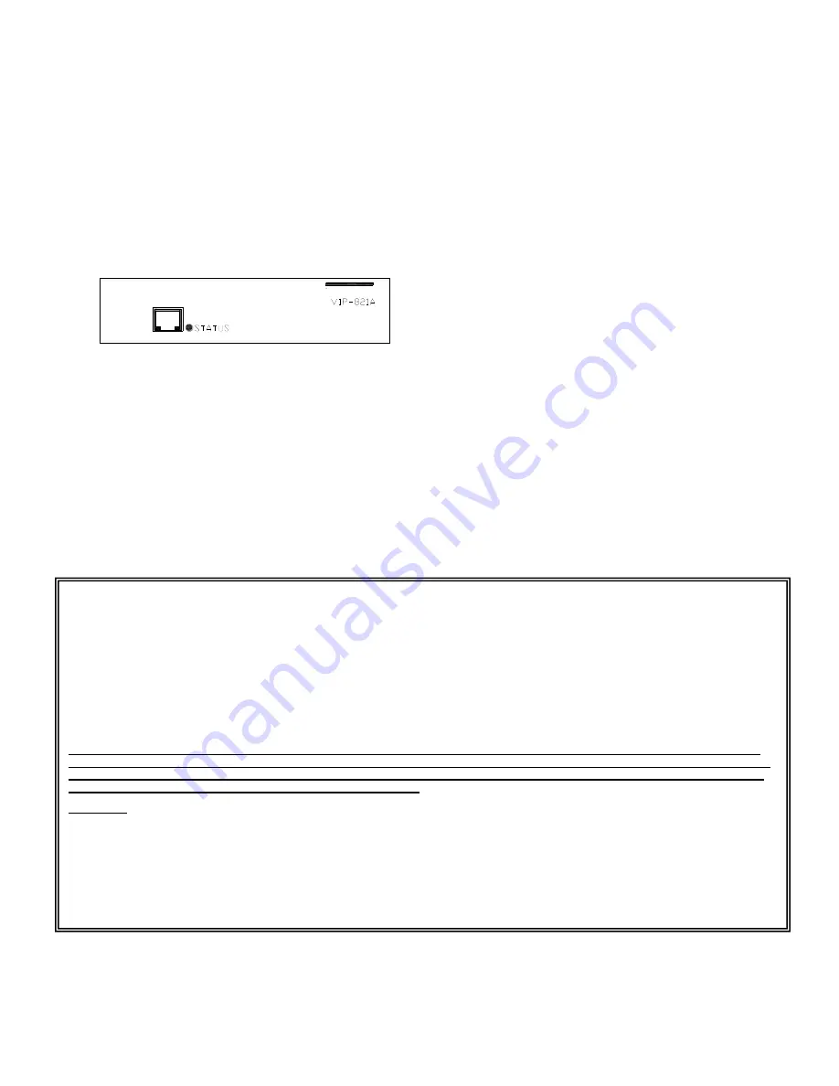 Valcom VIP-821A Manual Download Page 3