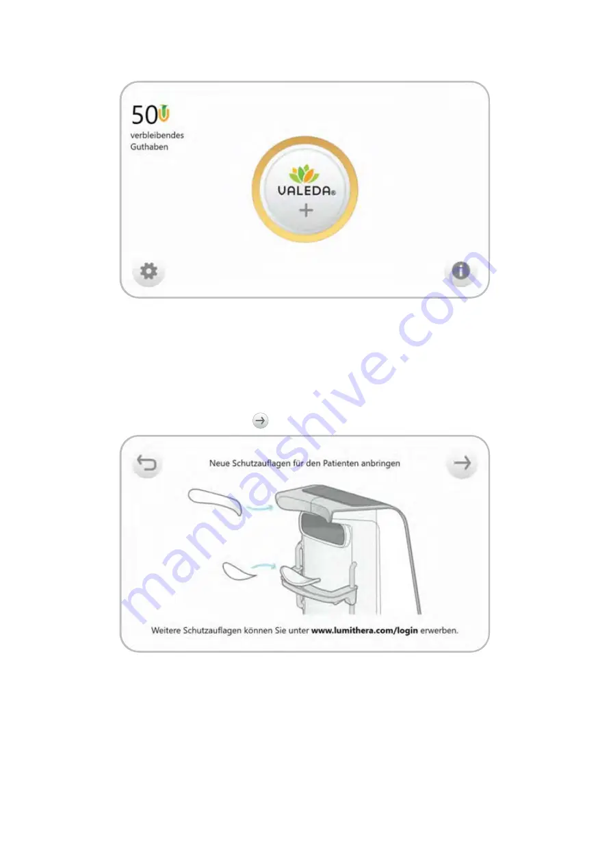 Valeda Light Delivery System User Manual Download Page 65