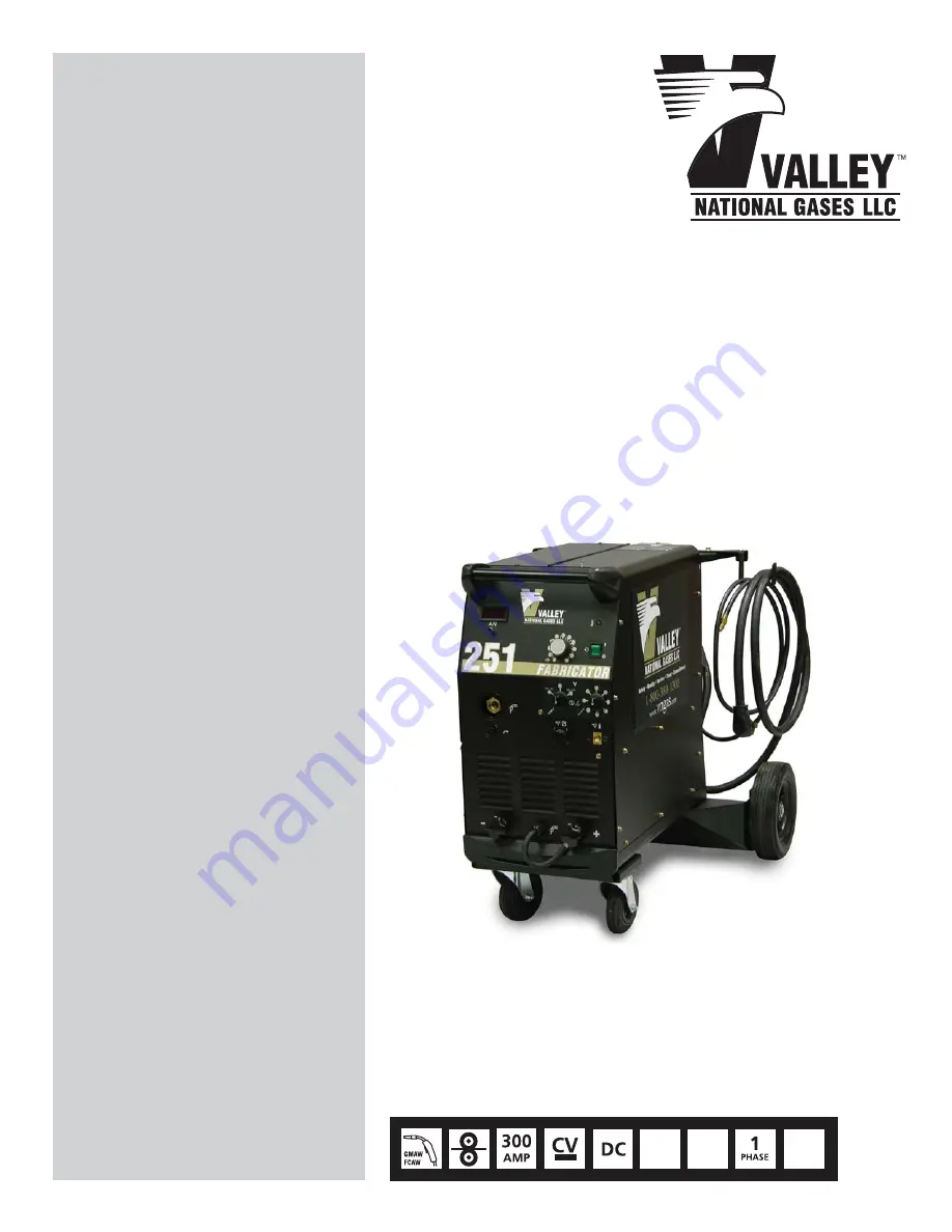 Valley FABRICATOR 251 Service Manual Download Page 1