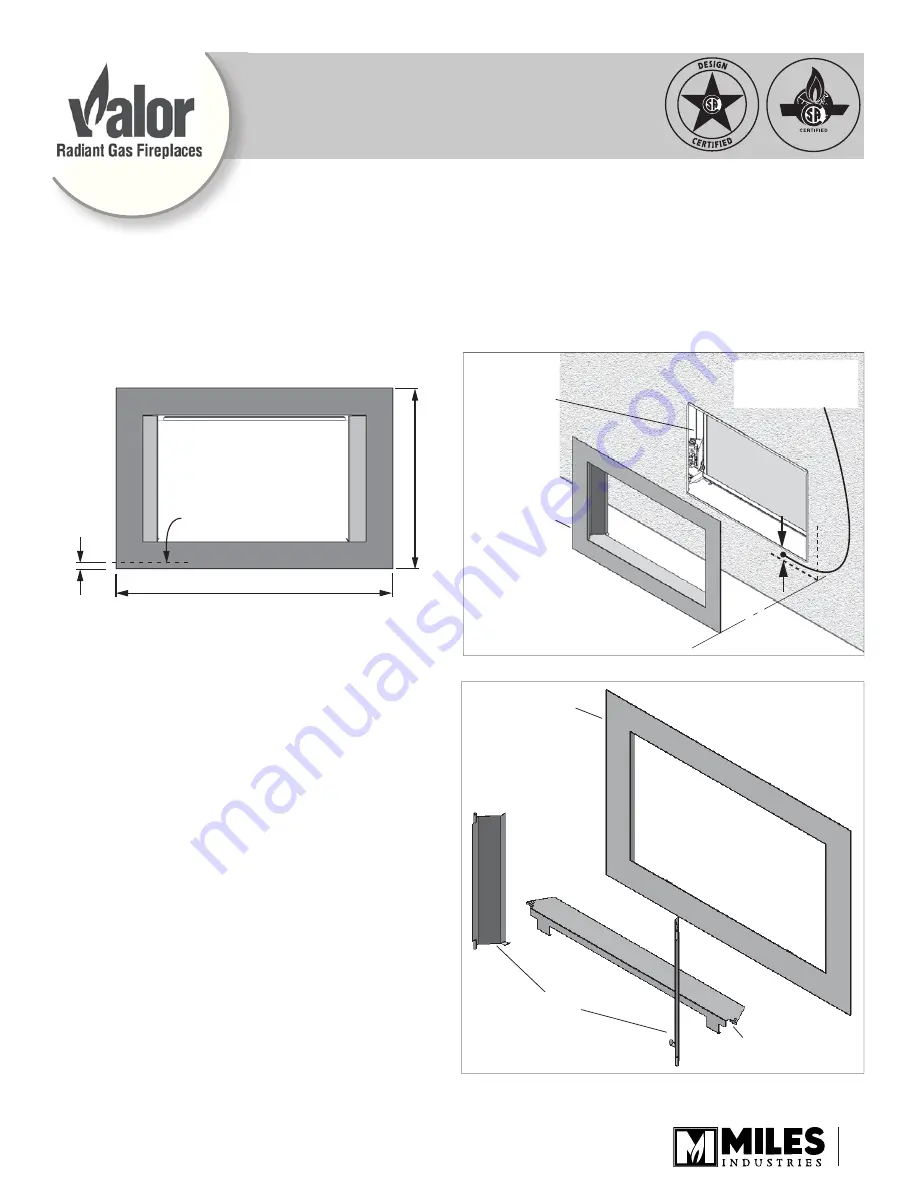 Valor 1337MFP Installation Instructions Manual Download Page 1