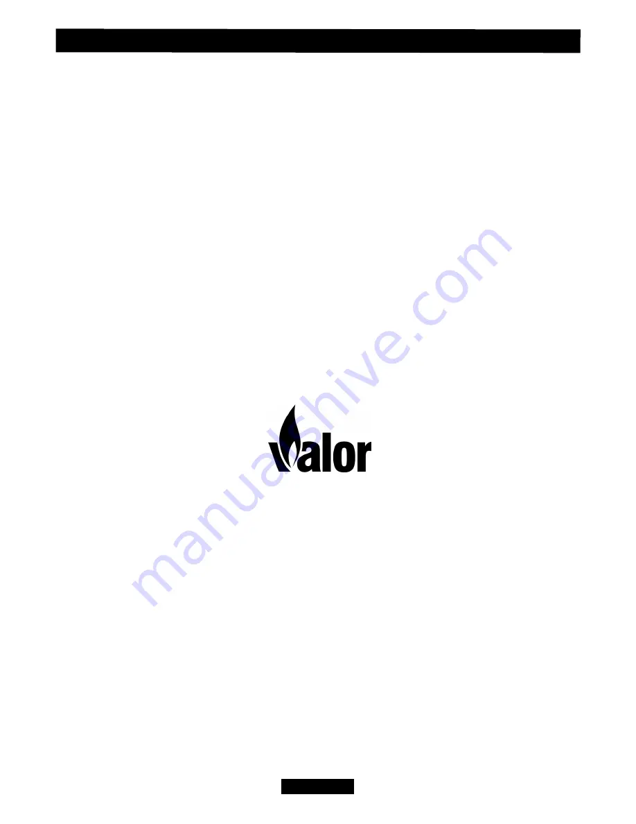 Valor 500FS Installer And Owner Manual Download Page 64