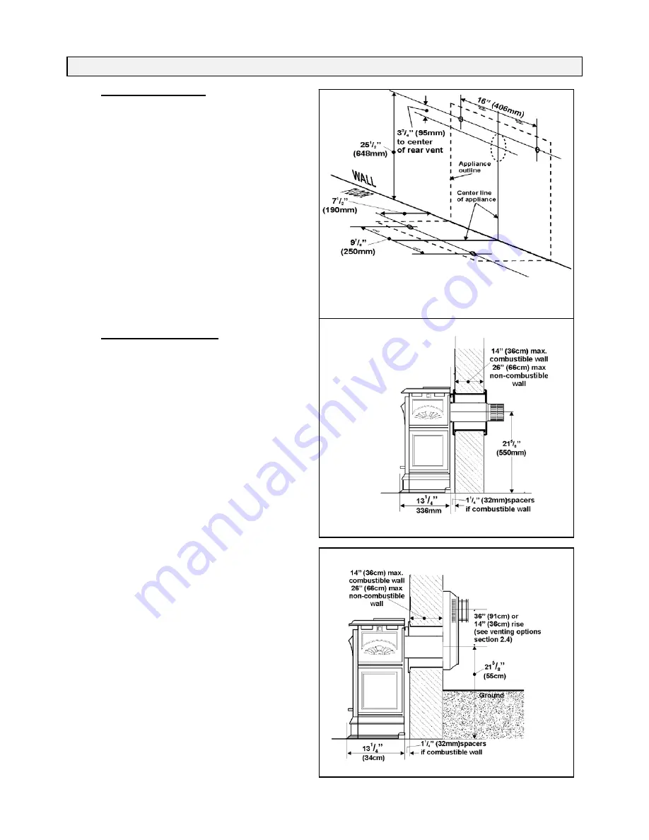 Valor 530 Direct Vent Installation Manual Download Page 7