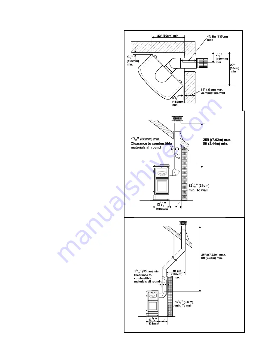 Valor 530 Direct Vent Installation Manual Download Page 9