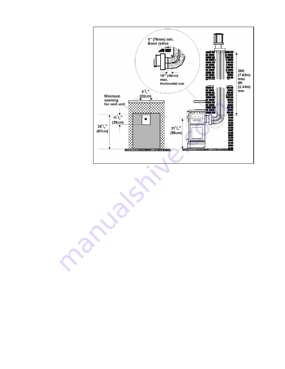 Valor 530 Direct Vent Installation Manual Download Page 10