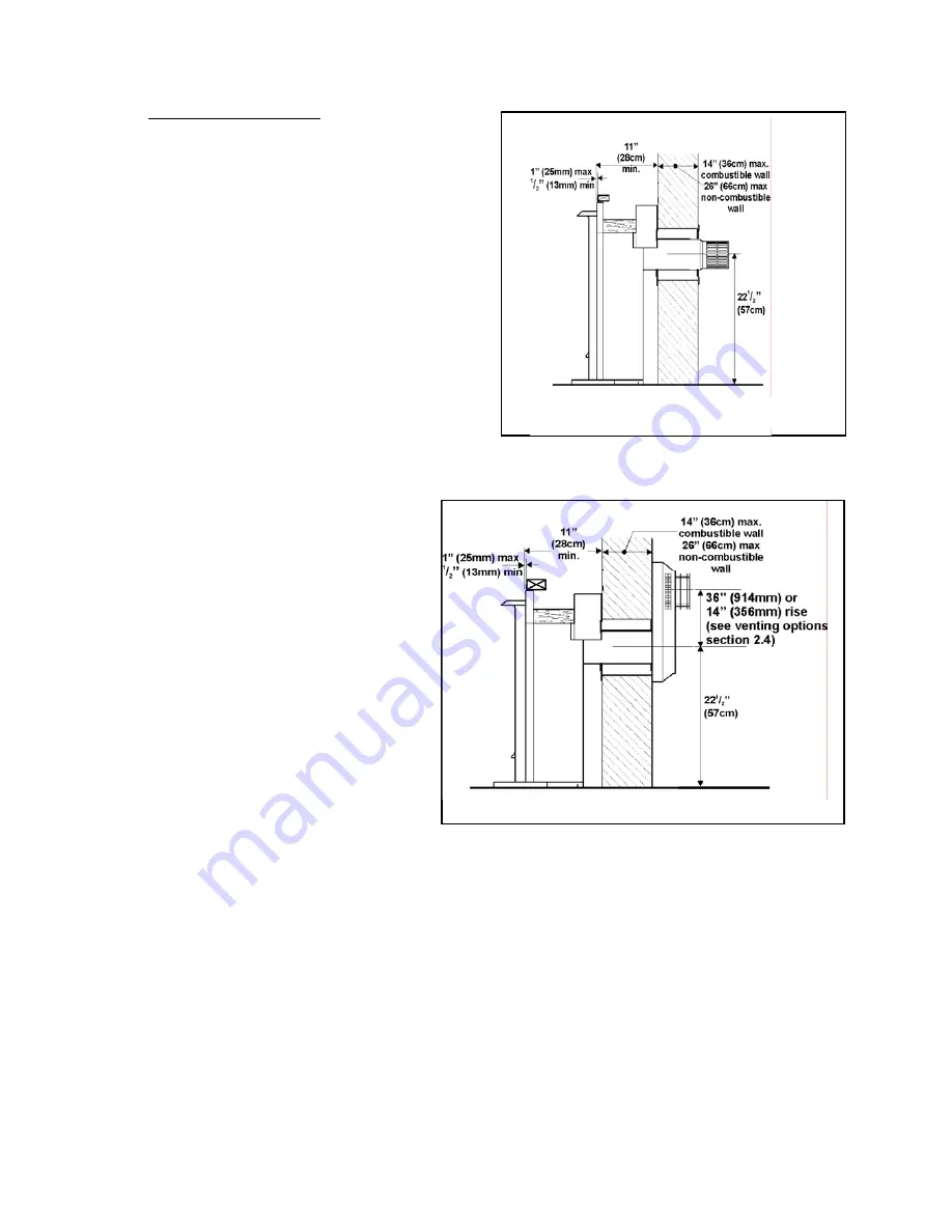 Valor 530 Direct Vent Installation Manual Download Page 15