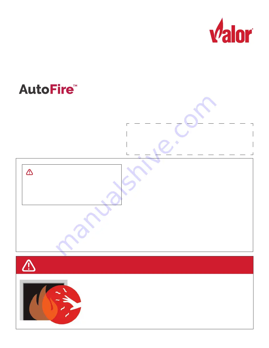 Valor AutoFire G3.5 Installation Manual Download Page 1