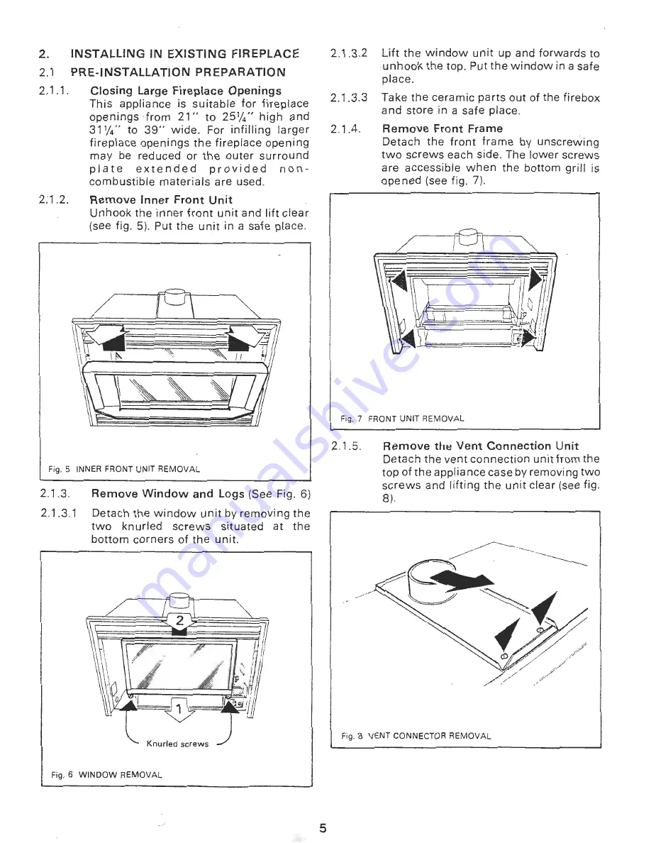 Valor Legend 736CN Installer'S & Owner'S Manual Download Page 6