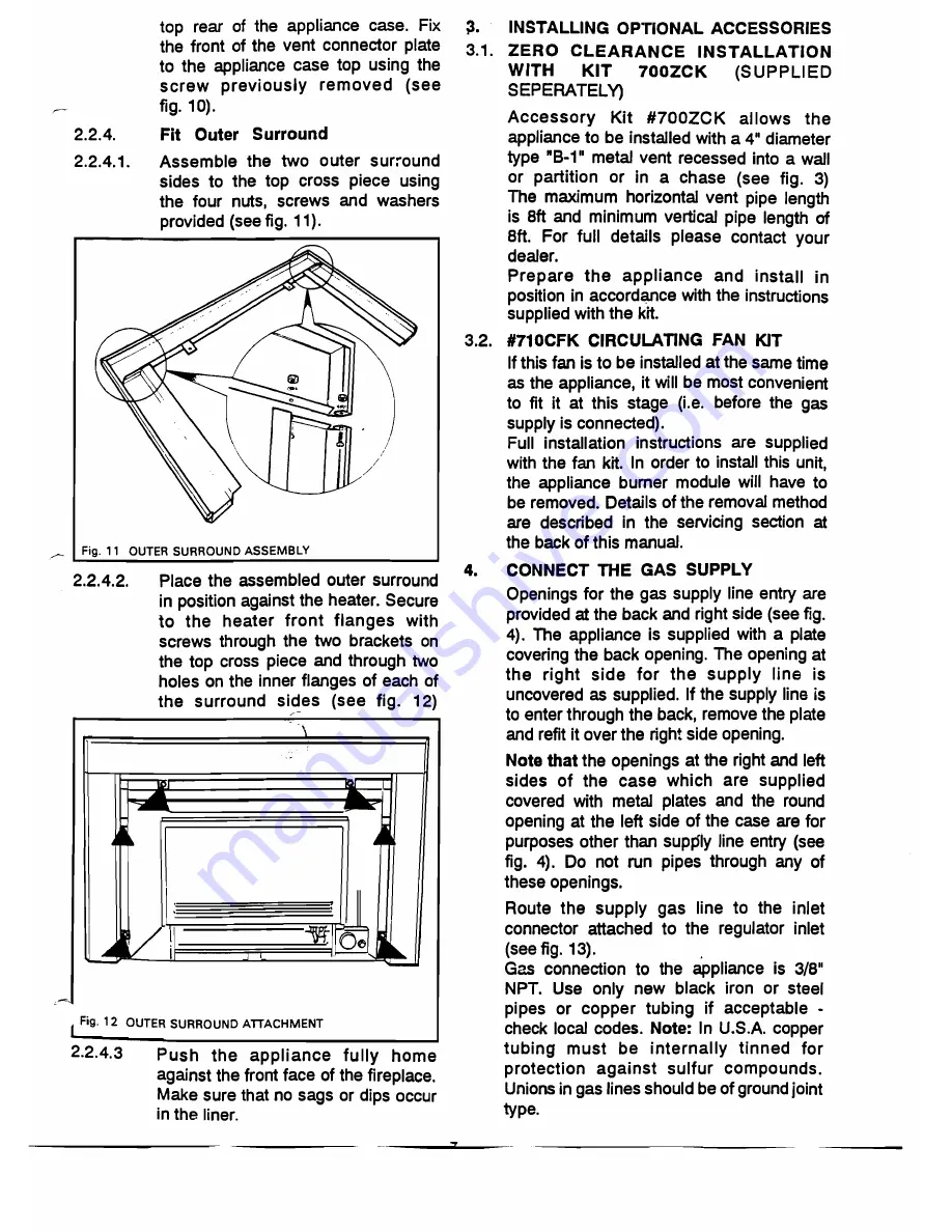 Valor Legend 736MN Installer'S & Owner'S Manual Download Page 8