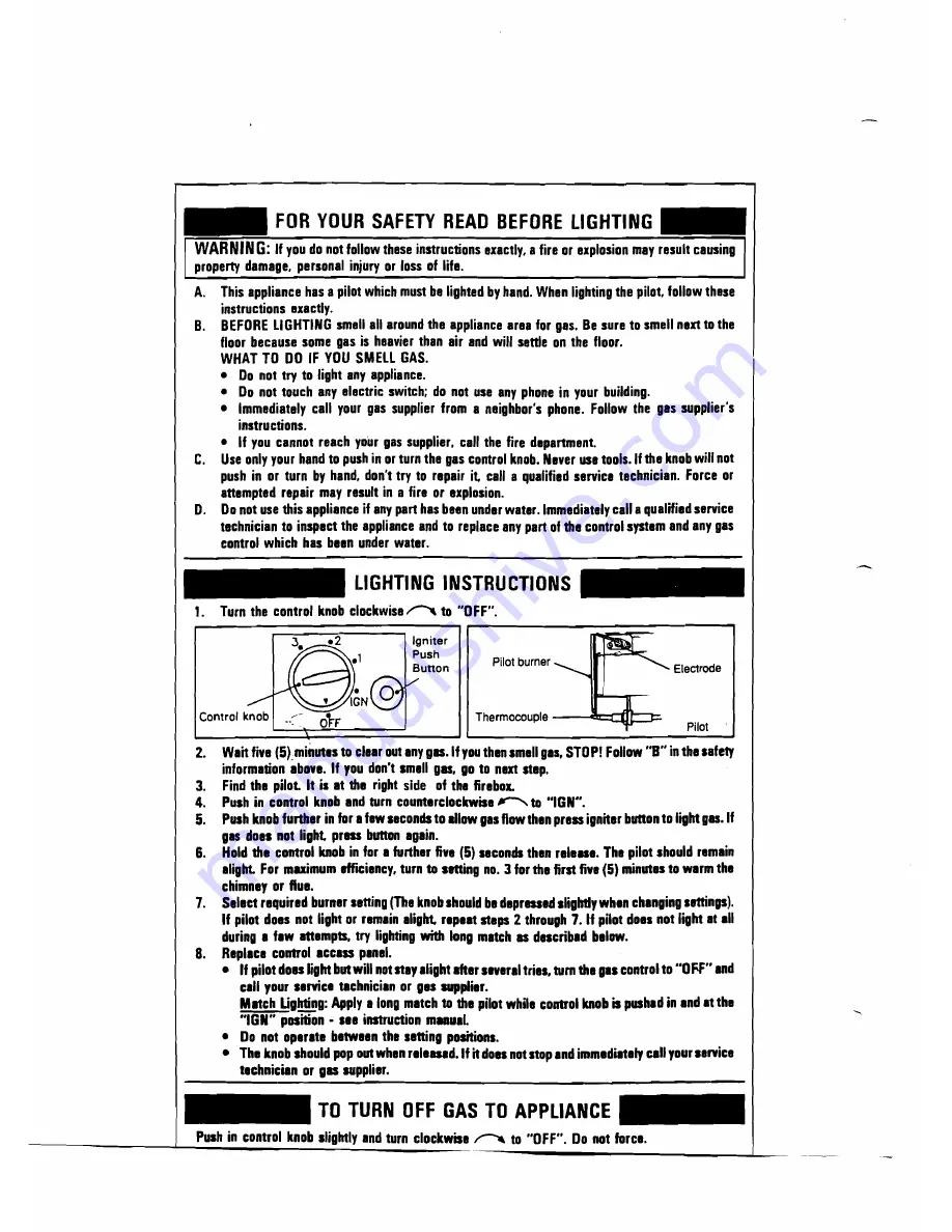 Valor Legend 736MN Installer'S & Owner'S Manual Download Page 13