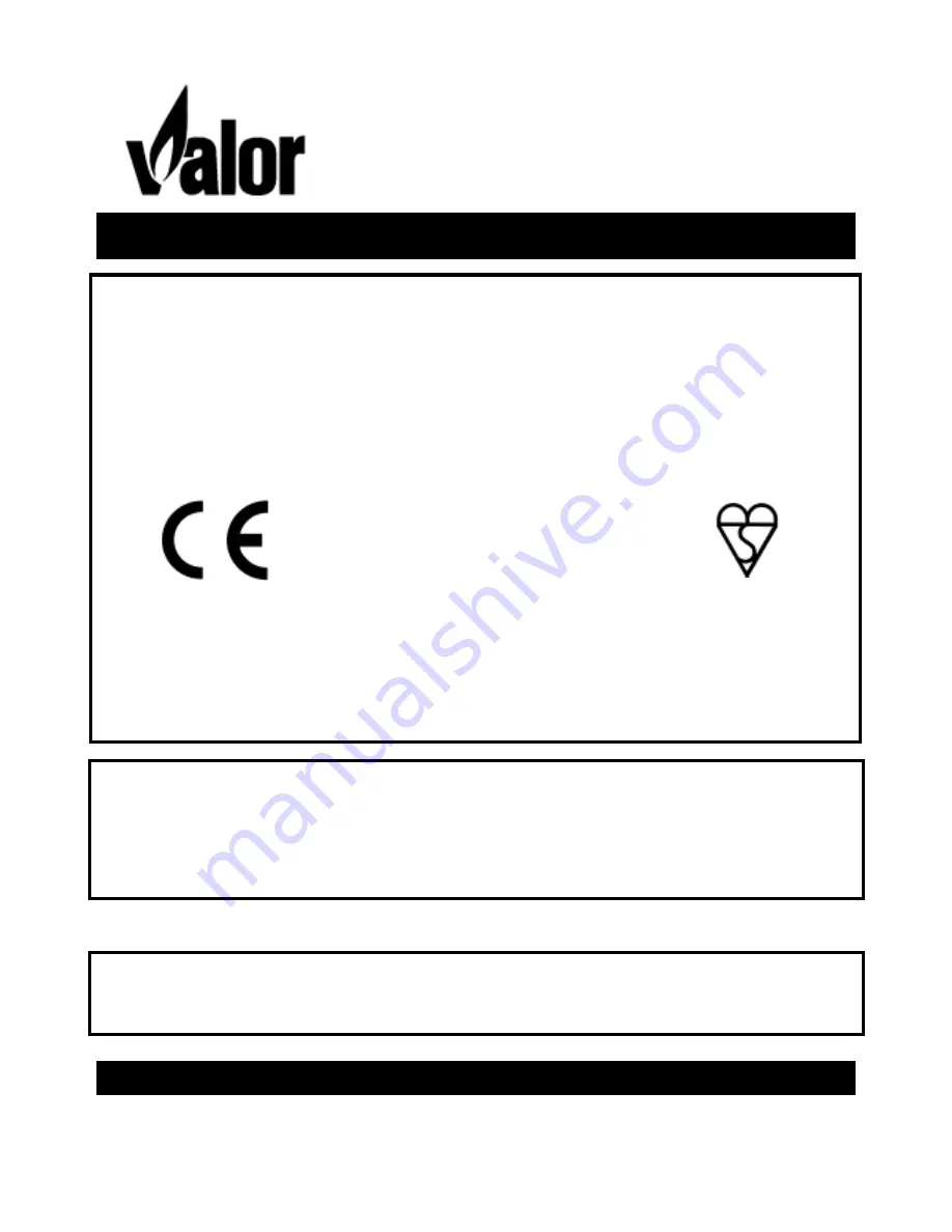 Valor LIMOUSIN BR627 Owner'S Manual Download Page 1