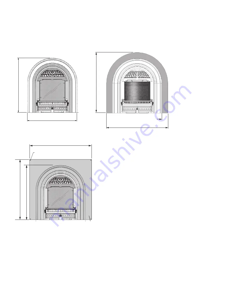 Valor Portrait Cast Arch Fronts 539 Series Installation Manual Download Page 7