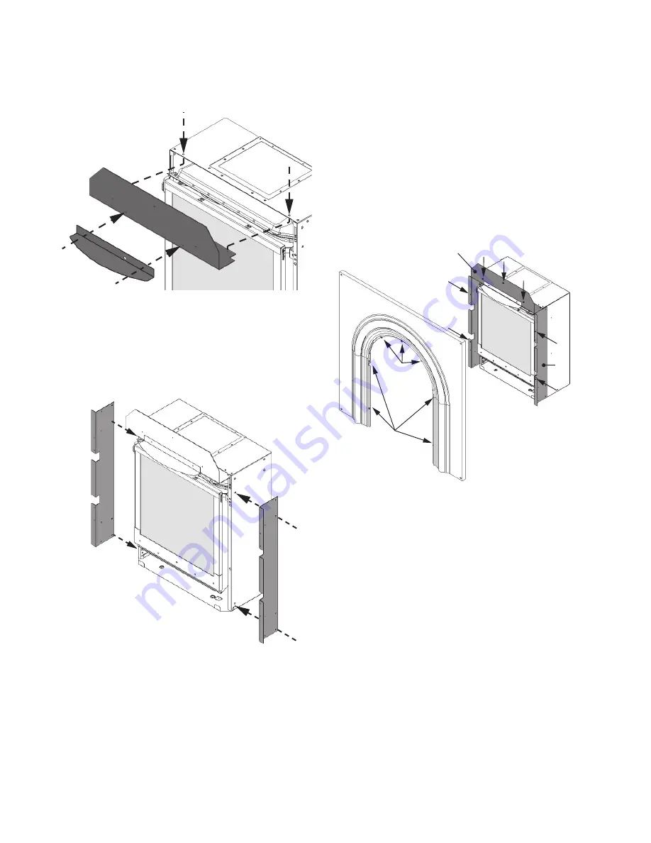 Valor Portrait Cast Arch Fronts 539 Series Installation Manual Download Page 9