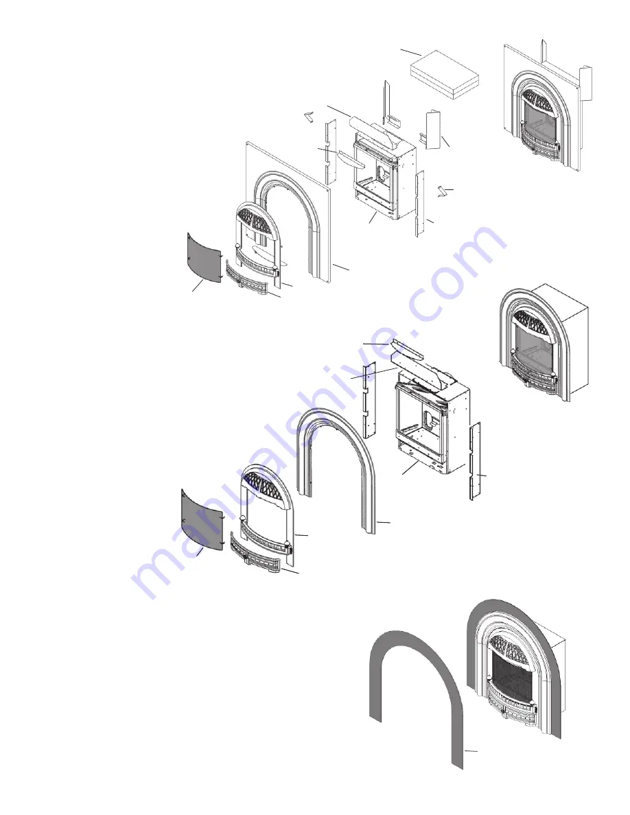 Valor Portrait Cast Arch Fronts 539 Series Installation Manual Download Page 13