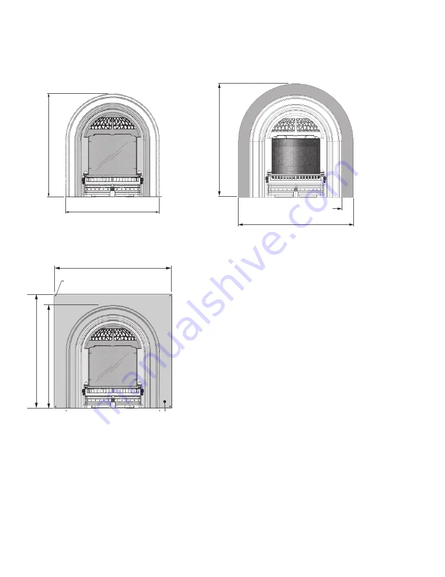 Valor Portrait Cast Arch Fronts 539 Series Installation Manual Download Page 18