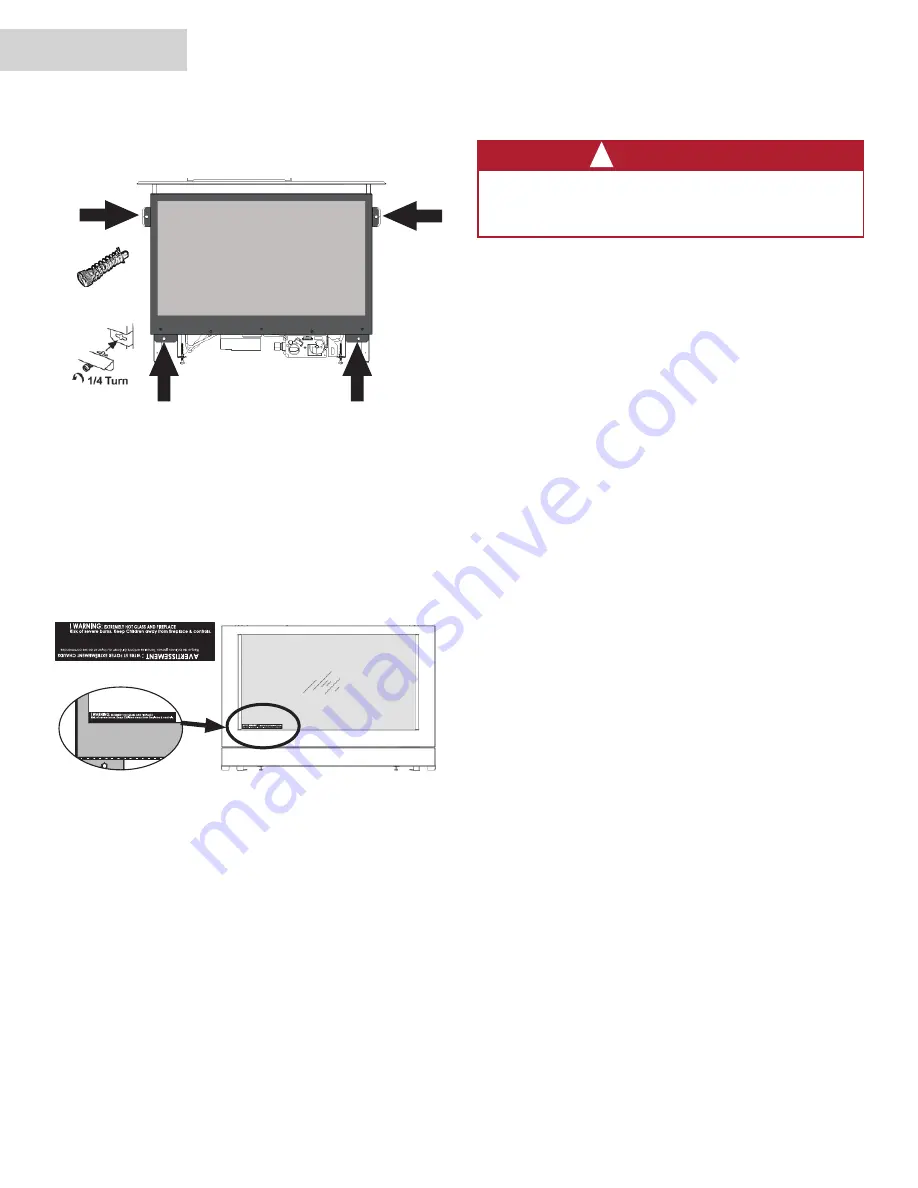 Valor Retrofire RF24KBN Installation & Owner'S Manual Download Page 16