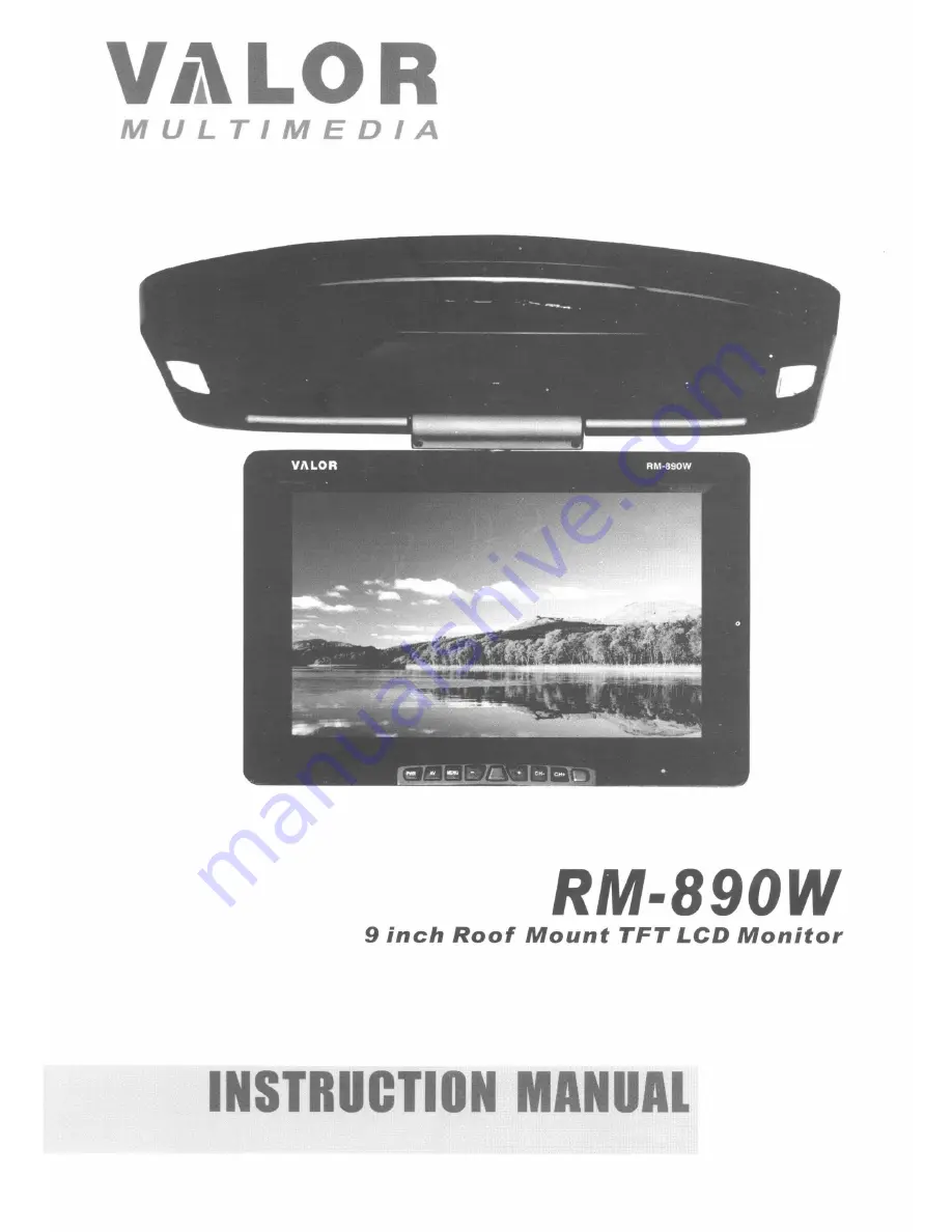 Valor RM-890W Instruction Manual Download Page 1