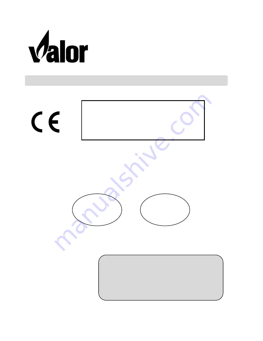 Valor sirius br218 Owner'S Manual Download Page 1