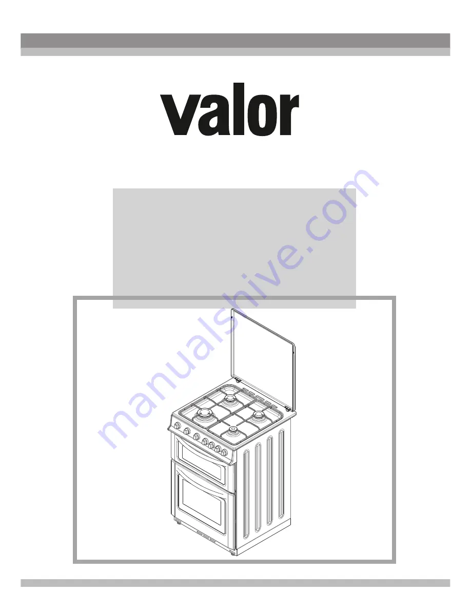 Valor V60GTCLm Operating And Installation Instructions Download Page 1